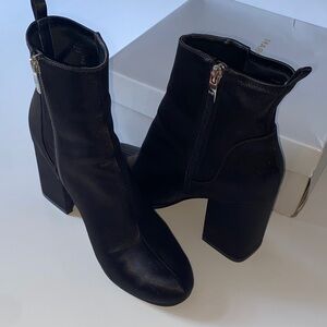 Marc Fisher Black Heeled Boots